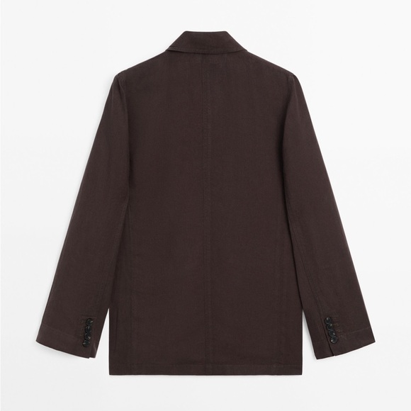 massimo dutti linen blazer - Picture 8 of 10
